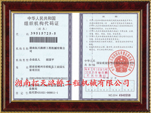 Organization-code-certificate